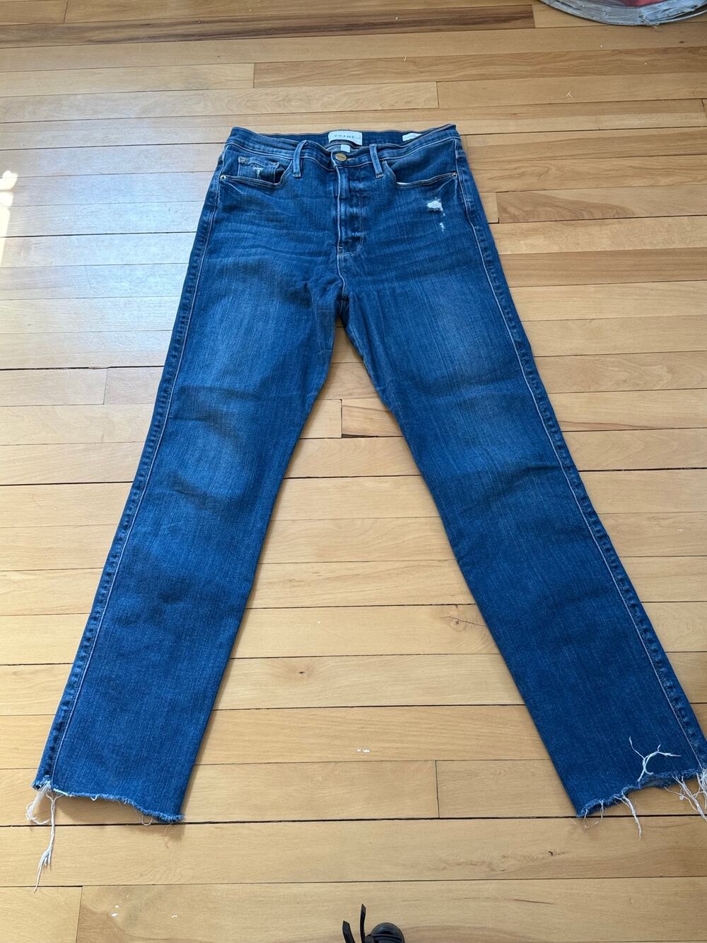 FRAME Le High Straight Leg Jeans Size 27, EUC